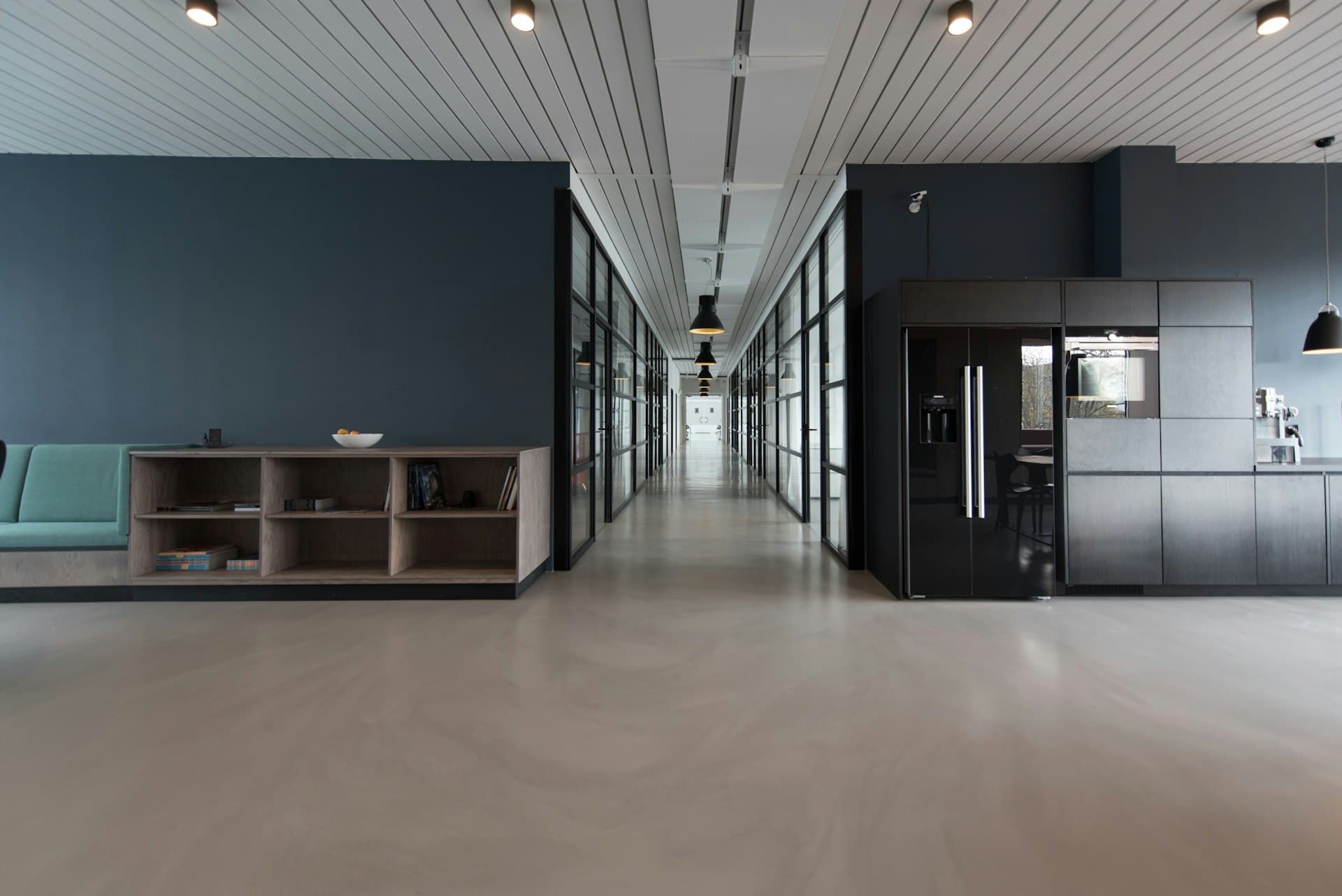 Modern office workspace